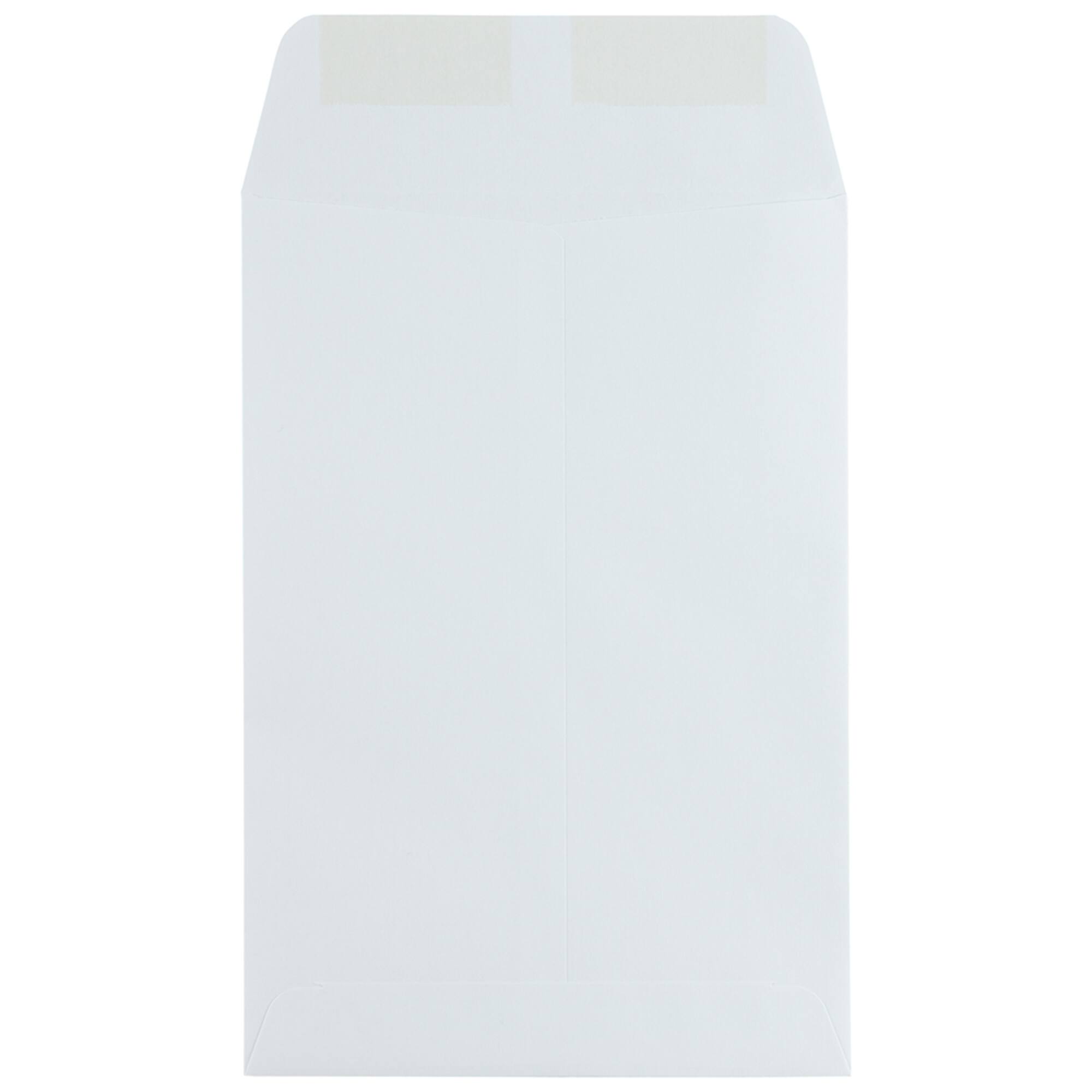 JAM Paper 6.5" x 9.5" White Open End Catalog Commercial Envelopes